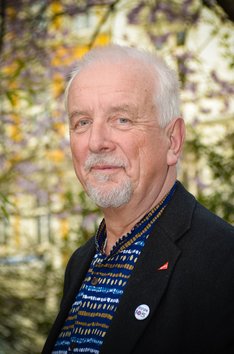 Portrait Gerd-Peter Zielzinski, Fraktionsvrsitzender DIE LINKE, Wuppertal